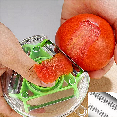 3PCS 3in1 Multifunctional Trio Peeler Vegetable Slicer Fruit Julienne Stainless - Picture 12 of 16