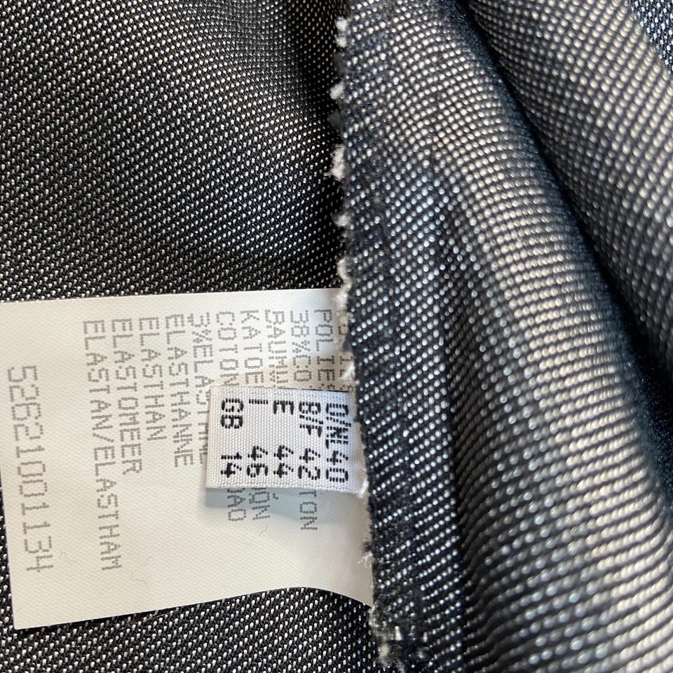 Steilmann Womens Silver Denim Jacket Size 14 - Image 4 of 4