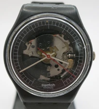 Vintage Swatch HIGH TECH 2 Swiss Quartz Watch - GA101 - New Battery - 1984