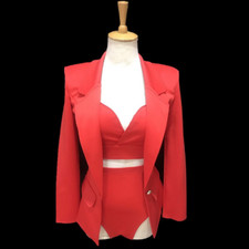 Women Dance Costume Bra Coat Shorts 3pcs Set Performance Stage Outfit Nightclub