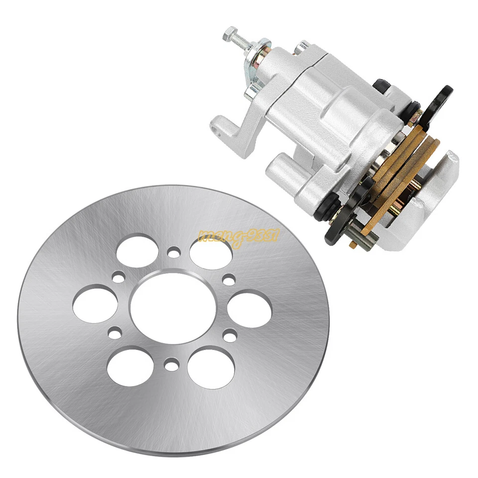 Pinza de freno trasera con pastillas y rotor de disco para Yamaha Rhino 660 YXR660 4x4 2004-2007 Foto 3 de 4