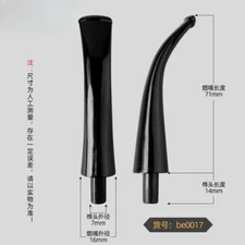 Muxiang Pipe Holder Accessories DIY Free-made 3mm Curved Handle Round Saddle