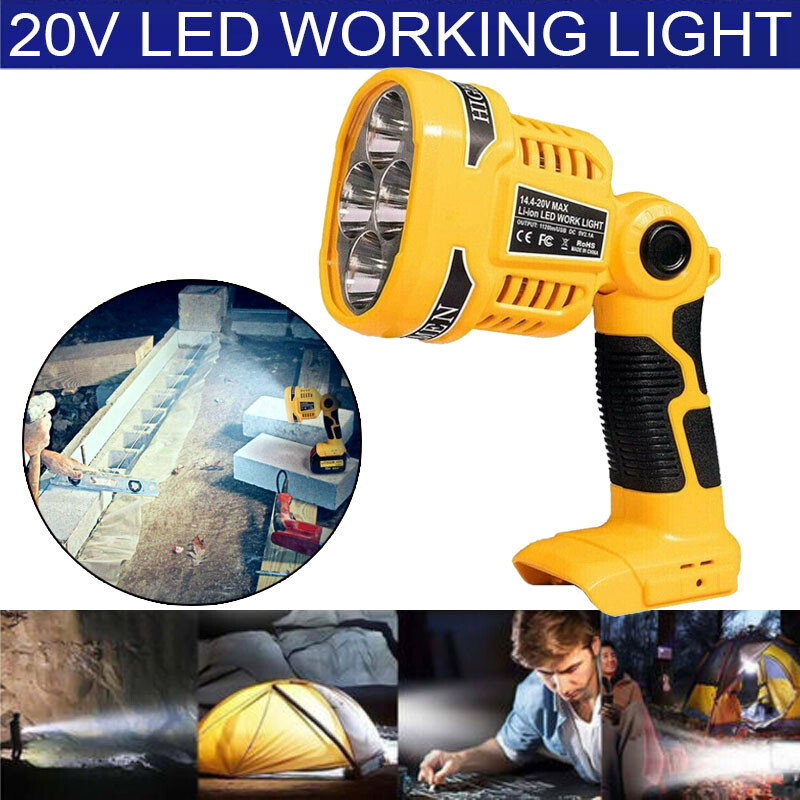 20v Max Led Spotlight 20v Dewalt Spotlight 1500 Lumens Dewalt
