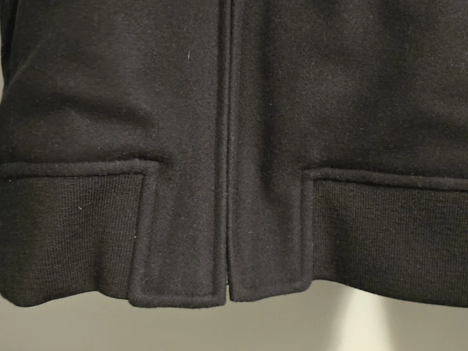 Chaqueta Sandro Hombre Cuero/Lana $1000 Precio Original Foto 3 de 4