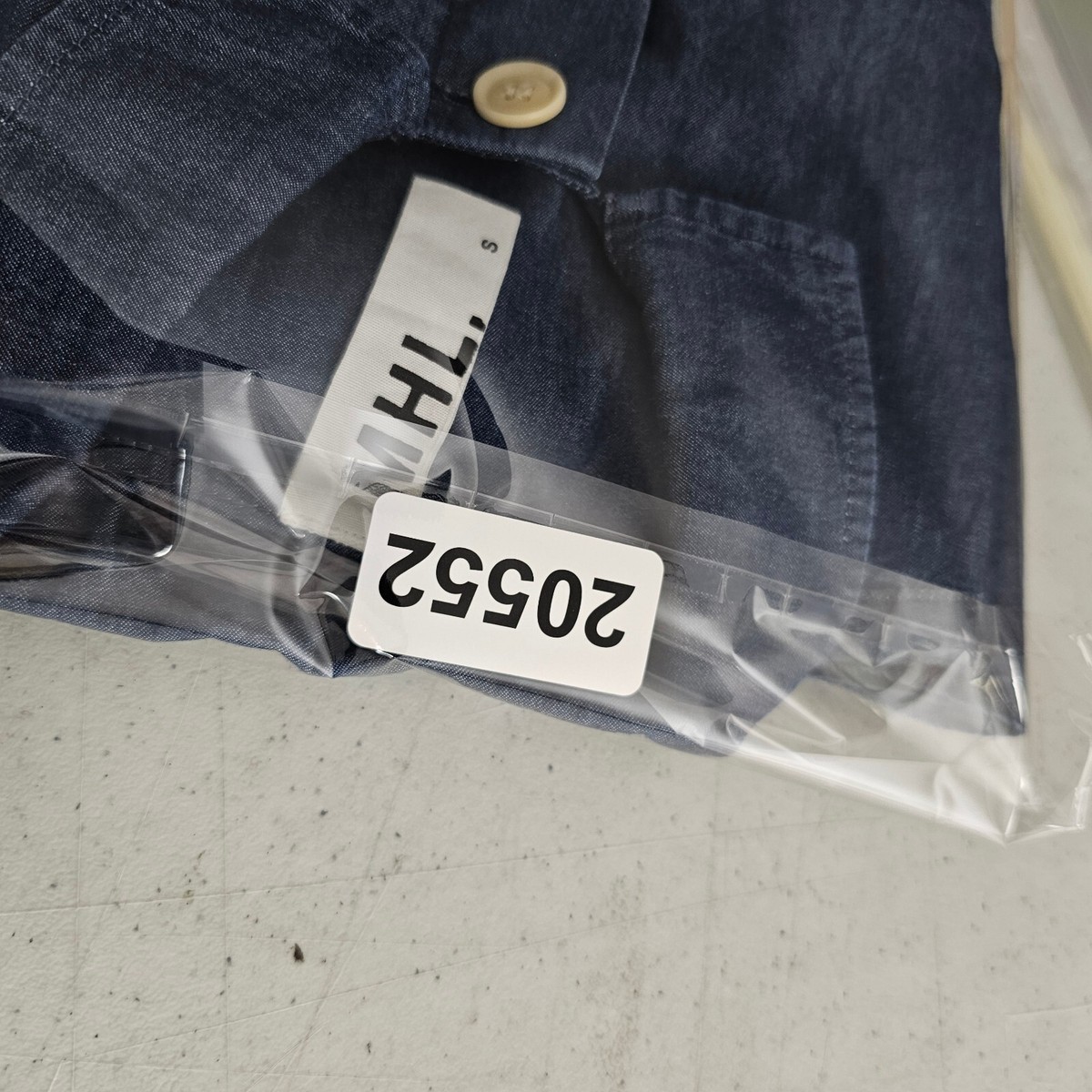 マロ　『MARGARET HOWELL』　741411D7 MHL by Margaret Howell Men's Overall Overshirt in Indigo MHL