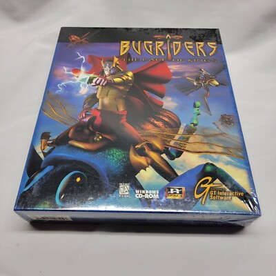 VTG New Sealed Bugriders The Race of Kings Big Box PC Game