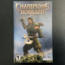 Champions of Norrath PS2 PlayStation 2 Instruction Manual Only