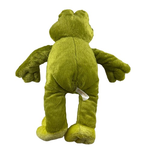 Dan Dee Buttery Soft Dress Me Frog Plush Green Stuffed Animal 18" Large Eyes - Picture 7 of 10
