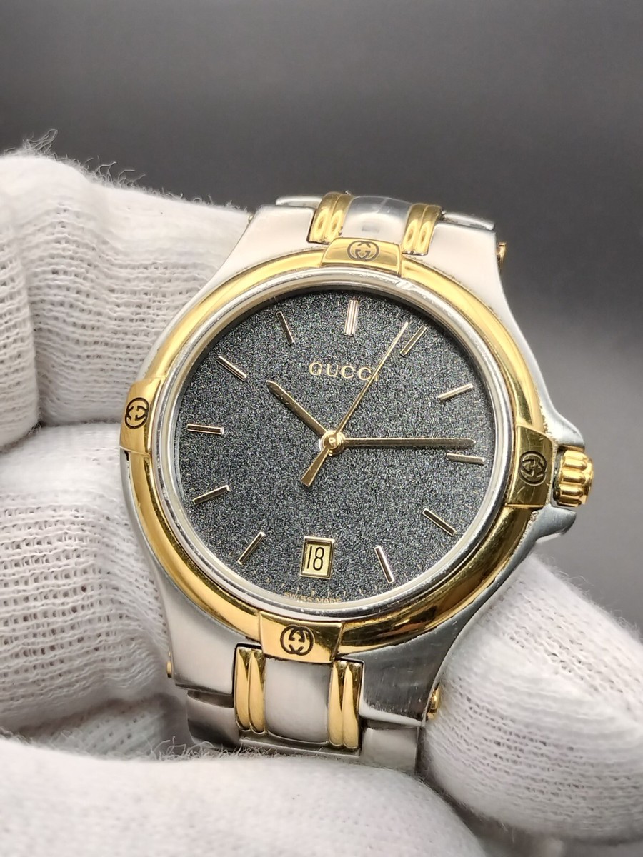 GUCCI 9040M Date Quartz Watch for Men, Working, Battery