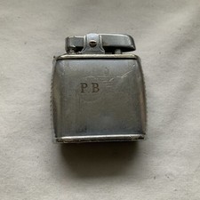VINTAGE RONSON VIKING CHROM GAS TASCHENFEUERZEUG