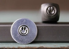 SUPPLY GUY 5mm Smiley Face Metal Punch Design Stamp SGCH-178