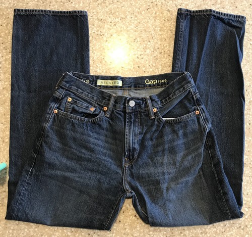 Cotton Denim Blue Jeans Size 29x32 