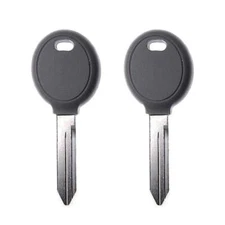 Uncut Transponder Key Replacement for Chrysler 'N' 4D61 Chip Y165-PT (2 Pack)