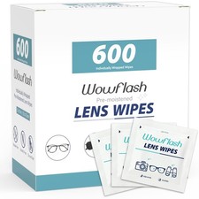 600 Count Lens Wipes for Eyeglasses, Eyeglass Lens Cleaning Wipes Pre-moisten...