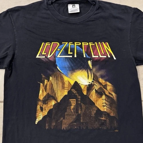 Led Zeppelin Music Concert Rap Tee T-shirt Size XL R 1990s vintage concert t-shirt, vintage, size XL, single stitch, B+ condition