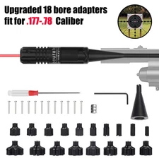 Universal Red Dot Laser Bore Sight Kit .17 to 12GA Caliber Upgraded Bore Sighter