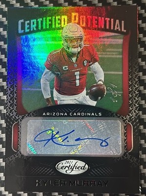 2021 Panini Certified Certified Potential Black Auto Kyler Murray 1/1