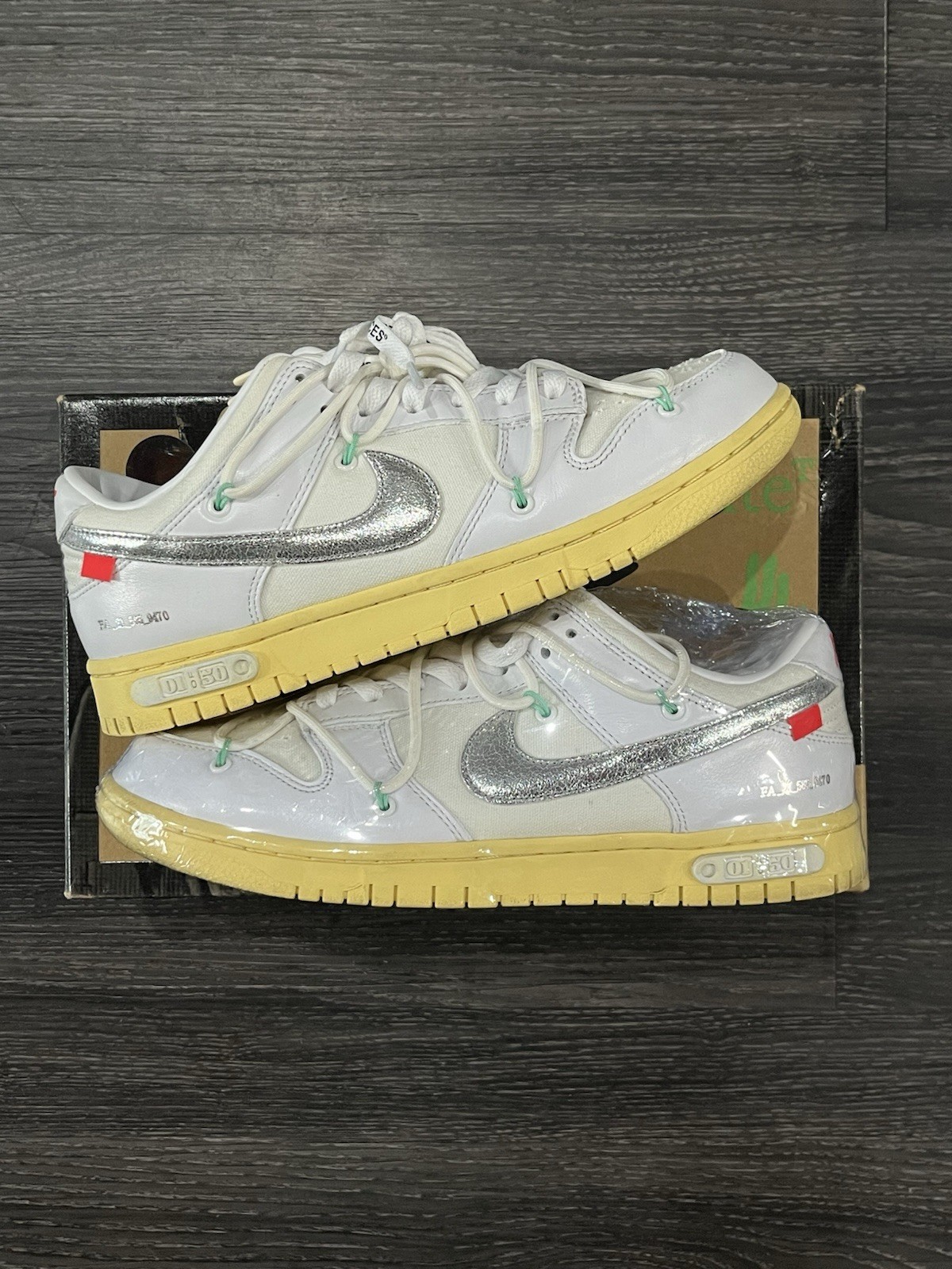 OFF WHITE X NIKE Off White x Dunk Low 'Lotto 01 di 50'