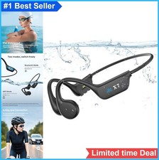 Bone Conduction Headphones Wireless Bluetooth 6.0 Open Ear IP68 Waterproof 32GB