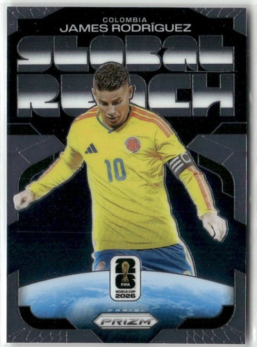 James Rodriguez Panini FIFA World Cup 2026 Rare Blue Crumple