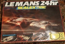 Scalextric Le Mans 24hr set. Boxed. C742. Electrics good. Needs TLC / for parts