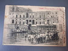 Cartolina di Napoli.Palazzo Donn'Anna.Pescatori.Posillipo.1900