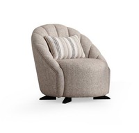 Sessel Sitz Modern Design Moderner Stoff Einsitzer Relax Stil Luxus MöBel Neu