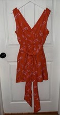Anthropologie Maeve Mainely Lobster Wrap Dress S Small Mini Coastal Summer Boho
