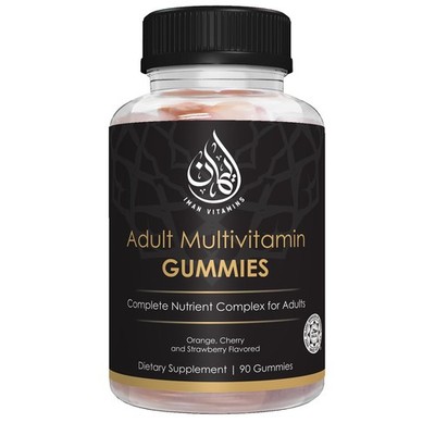 Iman Vitamins Halal Complete Complex Adult Multivitamin Gummies | Natural Imm...