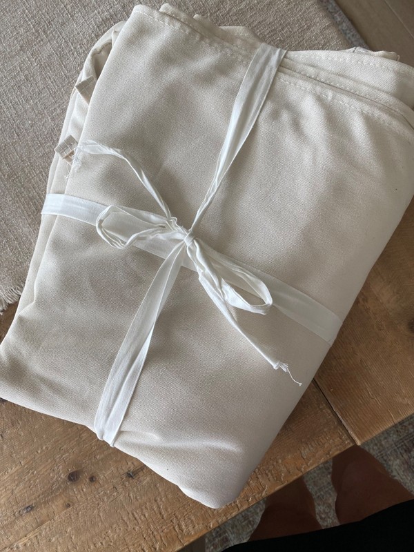 Pottery Barn Canvas 11 Ft Market Umbrella Canopy Replacement Beige