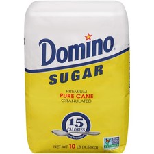 Domino Premium Pure Cane Granulated Sugar 10 lbs.