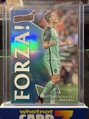 2016-17 Panini Aficionado Soccer - Cristiano Ronaldo FORZA! #F-10 - Portugal