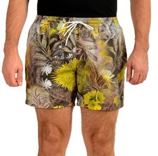 NWT Hugo Boss Men's "Piranha" Tropical Print Swim Board Shorts US XL