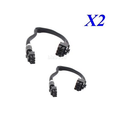 Mini 6-pin to 6-pin PCI-e PCIe Power Adapter Cable for Apple Mac Pro Video Card