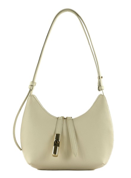 Furla Goccia Shoulder Bag S Schultertasche Tasche Panna Creme Neu-image