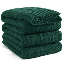 Knit Throw Blanket for Couch 50" X 60", Soft Cozy Stripe Pattern Cable Knitte...