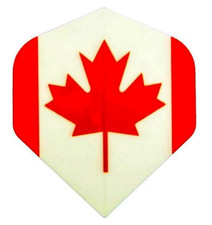 CANADA MAPLE Standard Dart Flights 8 sets 24 flights - 75 Micron w/tracking