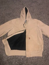 Vintage Carhartt Jacket J25 SDL Brown Tan Beige Small