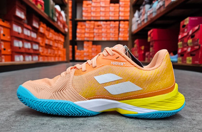 ド*ン様 BABOLAT ハードコート テニスシューズ JET M3 AC M Babolat Jet Mach 3 Clay Court Women's Tennis Shoes Sportswear