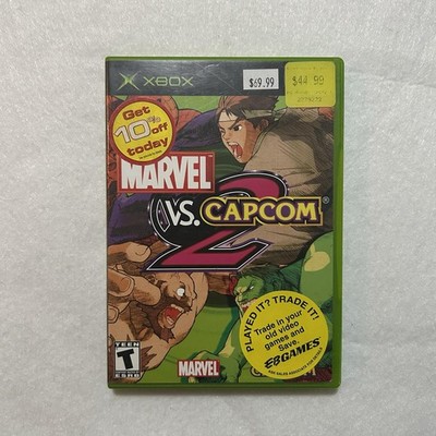 Marvel vs. Capcom 2 (Microsoft Xbox, 2003) COMPLETE CIB TESTED