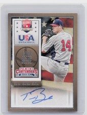 2015 Panini Contenders Tyler Beede #35 USA USA Baseball Ticket Autographs