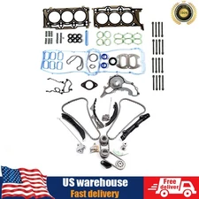 Engine Cylinder Head Gasket Set timing chain for 3.6L 11-15 Dodge DOHC