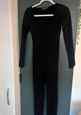 Black Full body jump suit / unitard Size 10 M