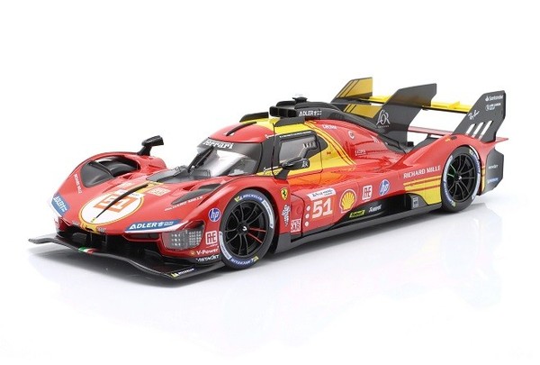 Bburago Ferrari 499P #51 3Rd 24H Lemans 2024 Pi 1:18 16305-image