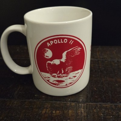 Apollo 11 NASA Honeywell 24th Annual Lunar Rendezvouz Run White Glossy Mug