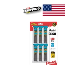 Super Hi-Polymer 0.7mm Medium HB Lead Refills for Mechanical Pencils 180 Count