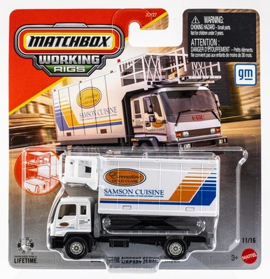 2026 Matchbox Working Rigs #11 GMC® T8500 Airport Truck WHITE