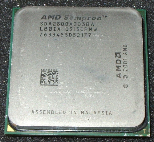 AMD SEMPRON 2800+  1.6 GHZ  PROCESSOR, SDA2800AIO3BA,  SOCKET 754, US SELLER
