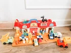 Vintage FisherPrice Little People Main Street, Fire House, Market, Post Office