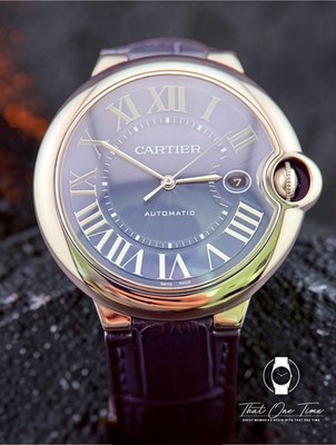 2019 Cartier Ballon Bleu WSBB0025 Automatic Stainless Steel Blue Dial Watch 42mm